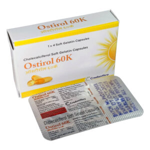 Credanthro - Ostirol 60K – Cholecalciferol I.P. 60000 IU Vitamin D3 Supplement